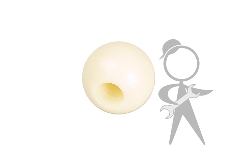Knob, Seat Adjustment, Ivory, Ball Style - 111-881-251 IV