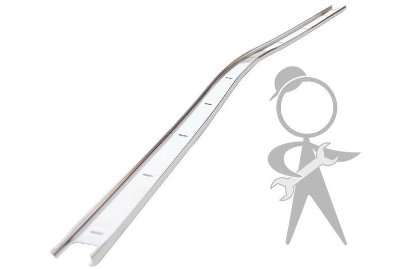 Base Moldg, Right Door Wind-to-Roof WStrip - 143-853-338 A