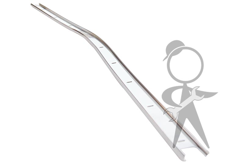 Base Moldg, Left Door Wind-to-Roof WStrip - 143-853-337 A