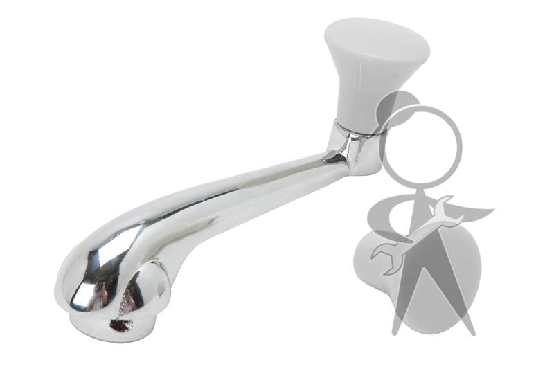 Window Winder, Door, Grey "Bell" Knob - 141-837-581 D GY